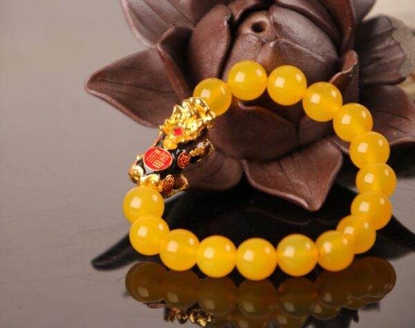 3D Gold Plated PiXiu Bracelet - Image 6