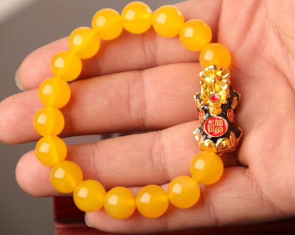 3D Gold Plated PiXiu Bracelet - Image 7