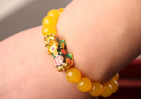 3D Gold Plated PiXiu Bracelet - Image 4